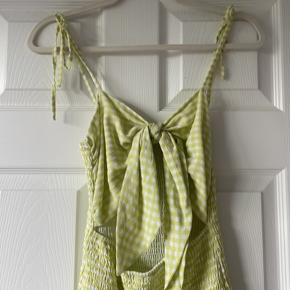 Mable Plaid Smocked Mini Dress - Picture 3 of 5